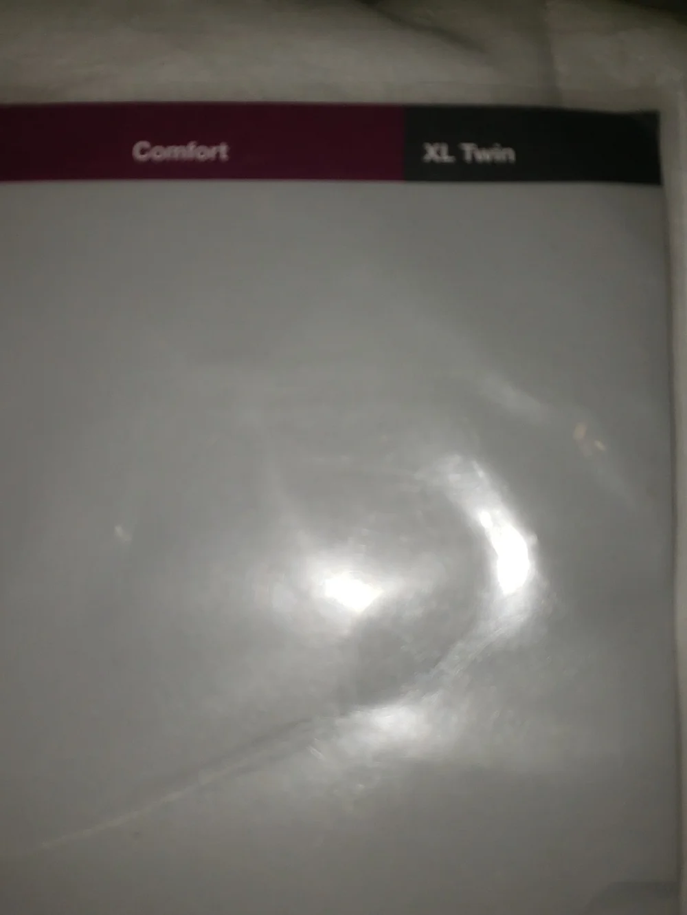 White Comfort Mattress Pad XL Twin